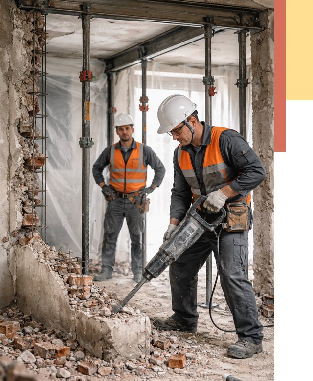 Снос несущих стен в бору от 10650 руб. — демонтаж несущей стены под ключ | ОТДЕЛОЧНИК-Бор