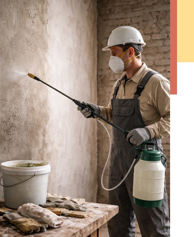 Антисептическая обработка стен в бору от 1247 руб. — быстро и недорого | ОТДЕЛОЧНИК-Бор