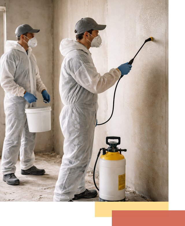 Антисептическая обработка стен в бору профессионально