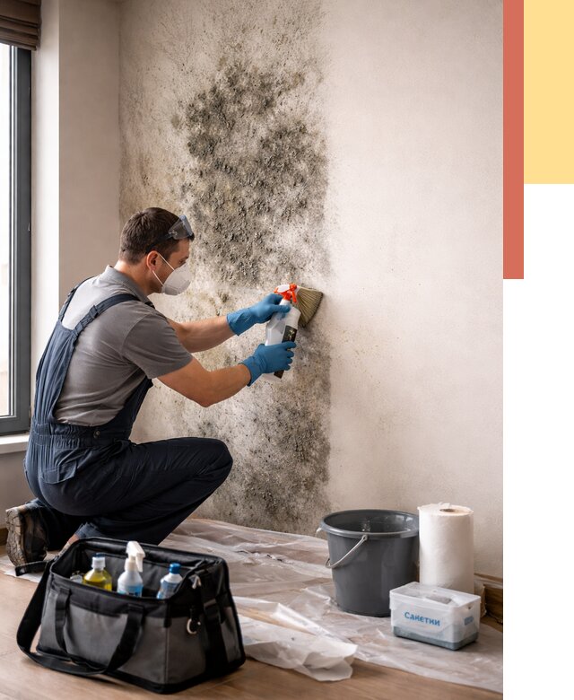 Удаление плесени со стен в бору от 2234 руб. — быстро и недорого | ОТДЕЛОЧНИК-Бор
