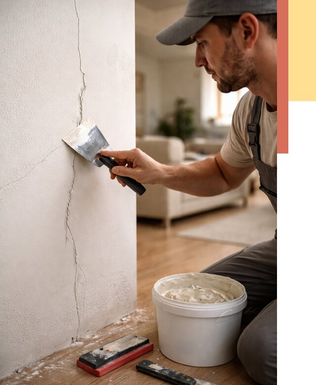 Заделка трещин и сколов в бору от 2546 руб. — быстро и недорого | ОТДЕЛОЧНИК-Бор