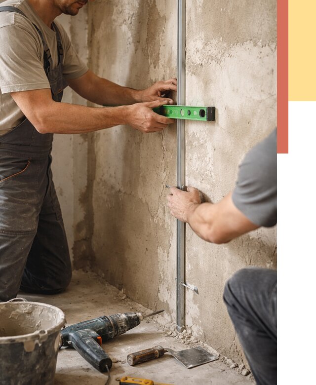 Установка штукатурных маяков в бору от 7273 руб. — быстро и недорого | ОТДЕЛОЧНИК-Бор