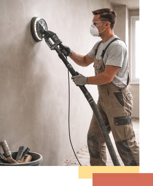 Профессиональная шлифовка стен в бору быстро и качественно