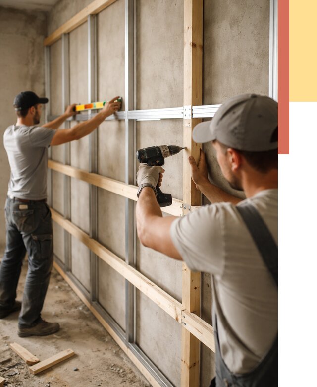 Устройство обрешетки под панели в бору от 2182 руб. — монтаж под ключ | ОТДЕЛОЧНИК-Бор