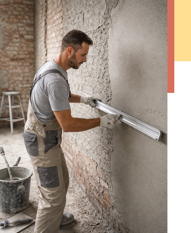 Штукатурка кирпичных стен в бору от 4676 руб/м2 — быстро и недорого | ОТДЕЛОЧНИК-Бор