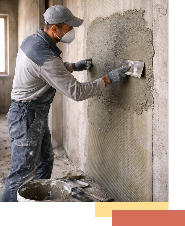 Штукатурка стен по сетке в бору под ключ качественно и быстро