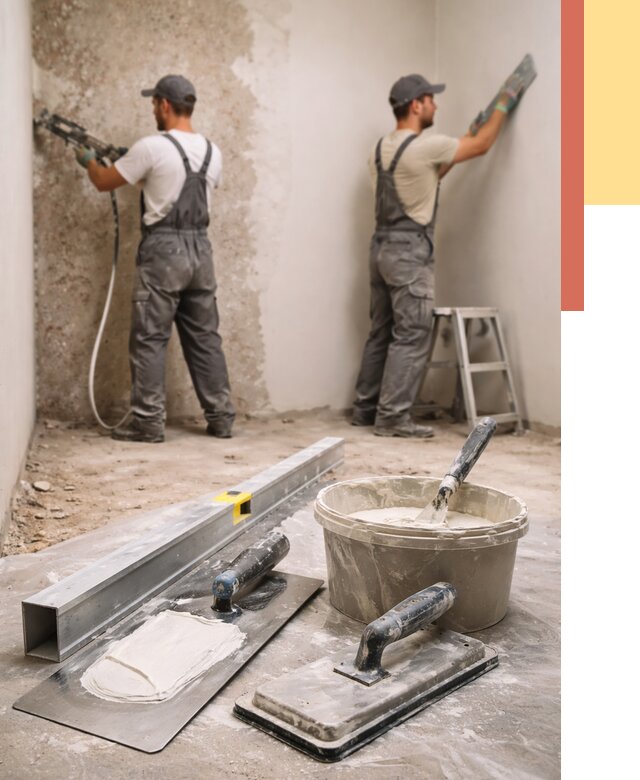 Штукатурка стен под обои в бору от 4676 руб./м2 — выравнивание под обои | ОТДЕЛОЧНИК-Бор