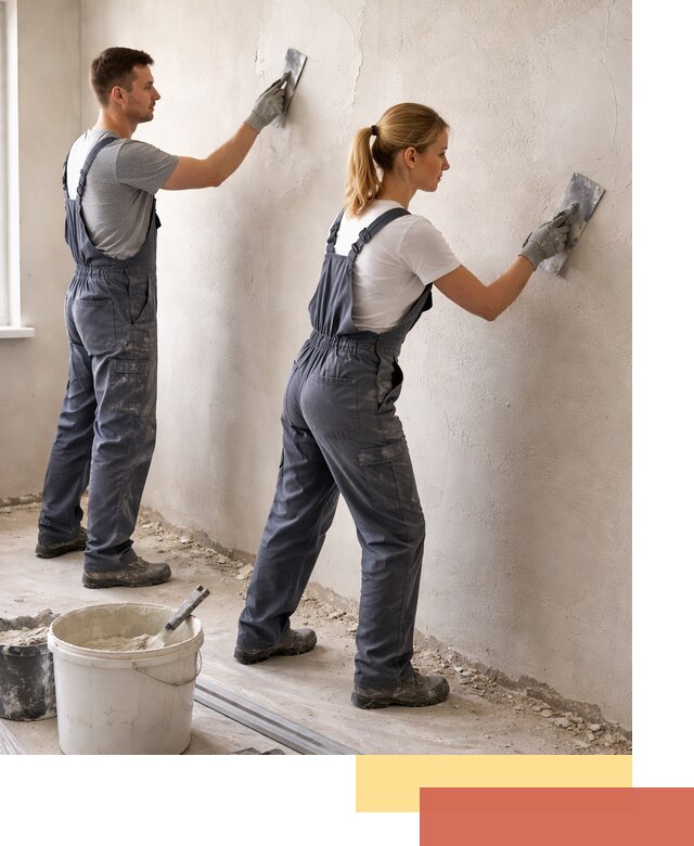 Штукатурка стен под обои в бору профессионально и быстро