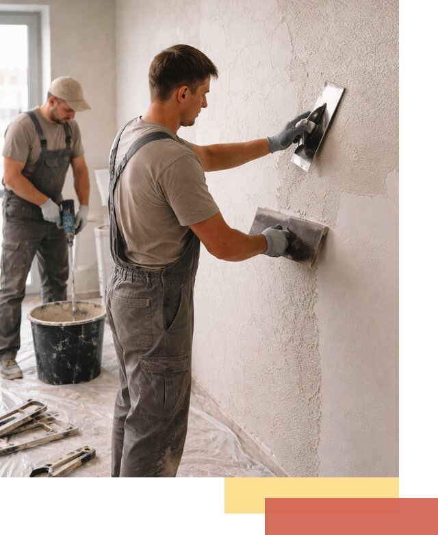 Структурная штукатурка стен в бору — качественная отделка поверхностей