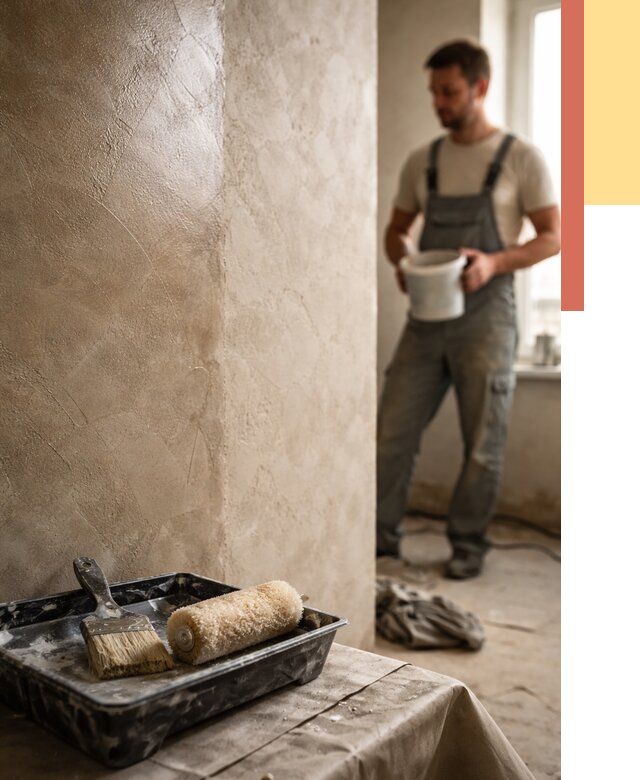 Нанесение воска на штукатурку в бору от 3637 руб. | Услуги ОТДЕЛОЧНИК-Бор