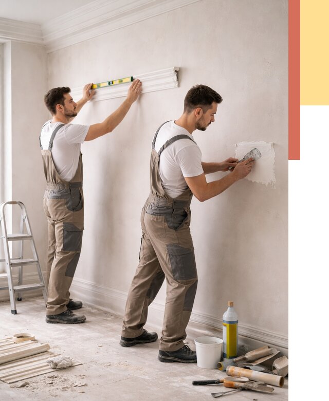 Монтаж лепнины на стены в бору от 4676 руб. — недорого, быстро | ОТДЕЛОЧНИК-Бор