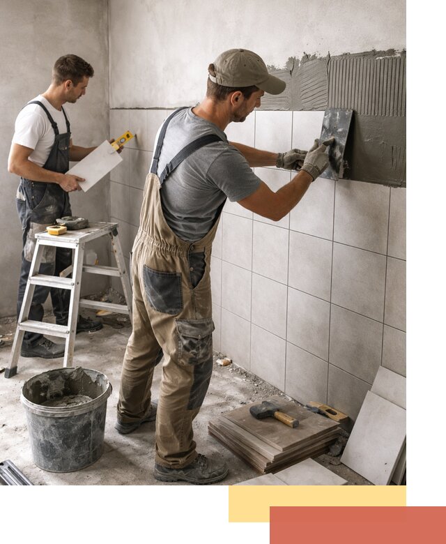 Укладка плитки на стены в бору профессионально и надежно