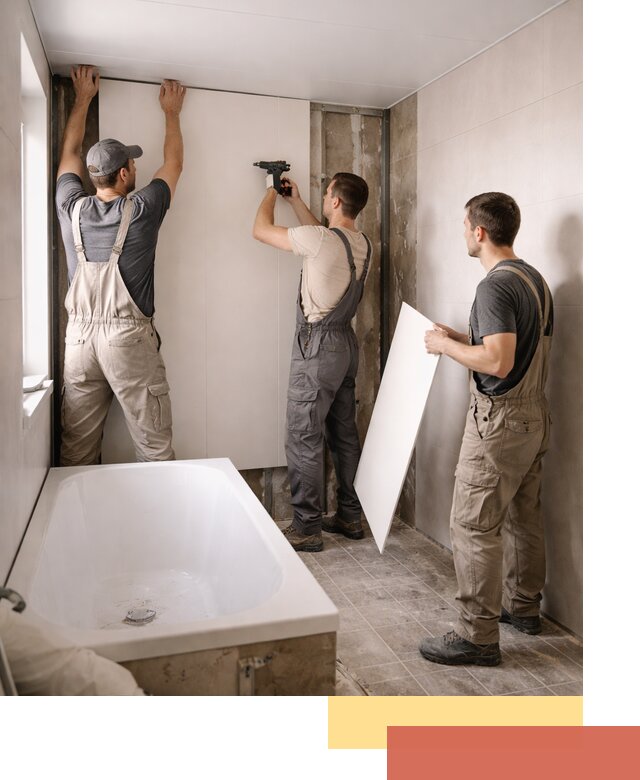 Отделка ванной панели ПВХ профессионально в бору