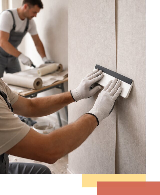 Поклейка обоев под покраску в бору профессионально и быстро