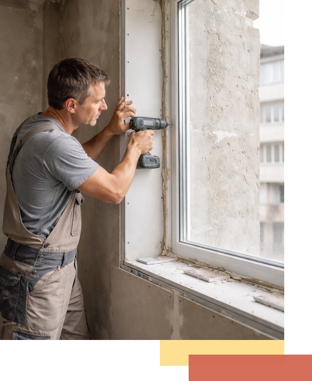 Монтаж гипсокартонных откосов в бору под ключ