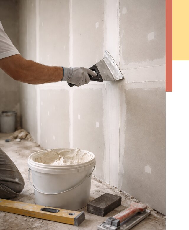 Шпаклевка перегородок из гипсокартона в бору от 2598 руб. — услуги ОТДЕЛОЧНИК-Бор