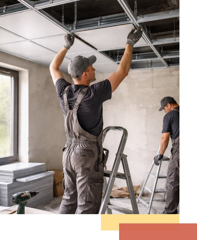 Монтаж кассетного потолка в бору качественно и быстро