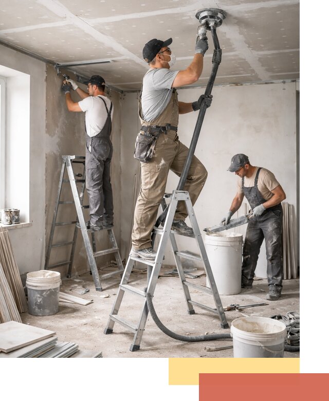 Ремонт потолка из гипсокартона в бору: быстрый и качественный монтаж